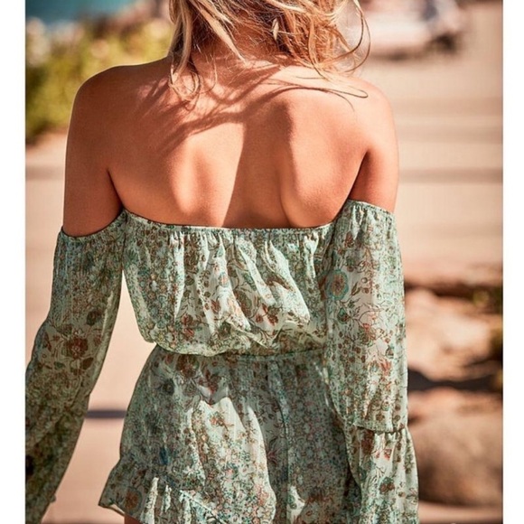 Victoria's Secret Floral off the shoulder romper - Picture 10 of 10